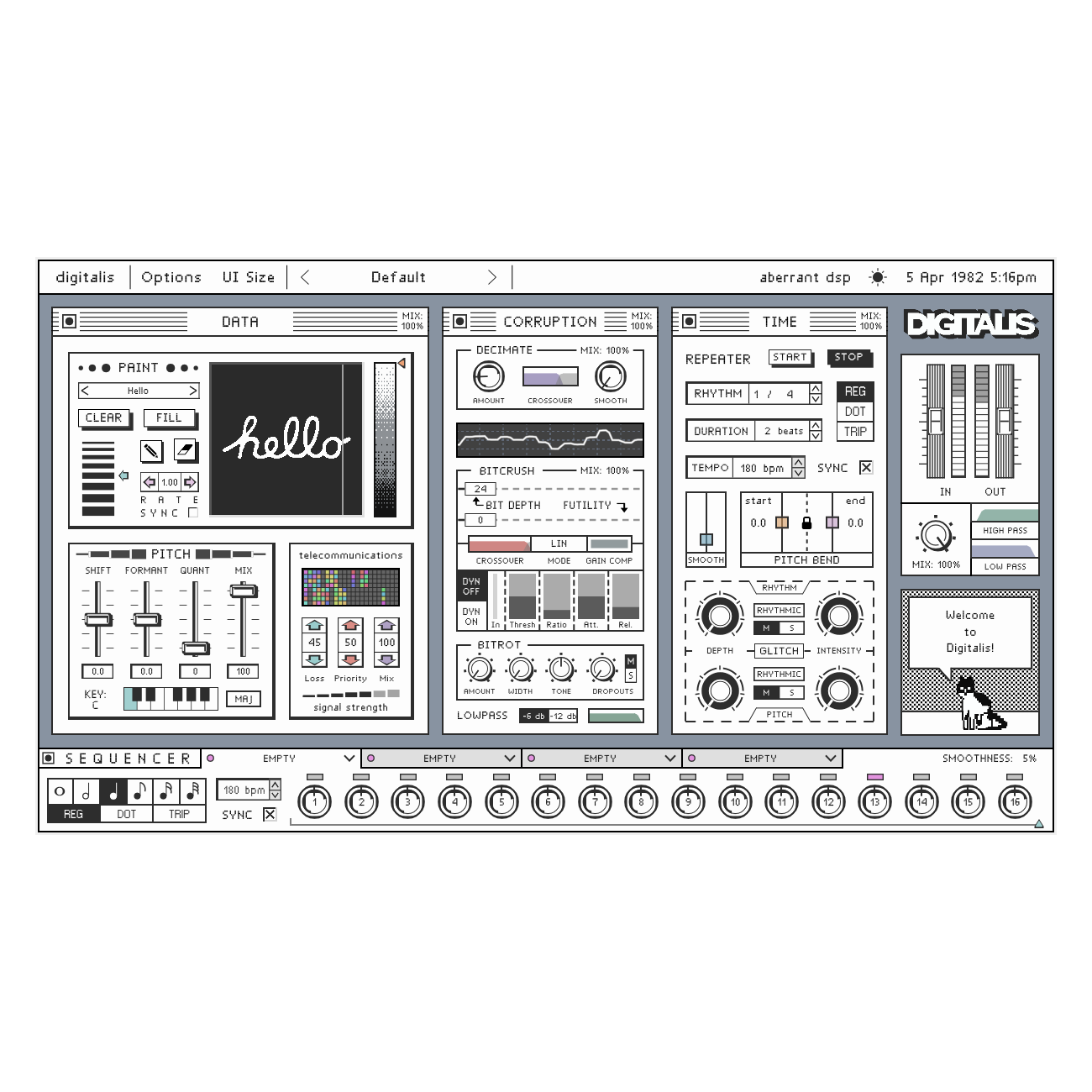 Aberrant DSP Digitalis