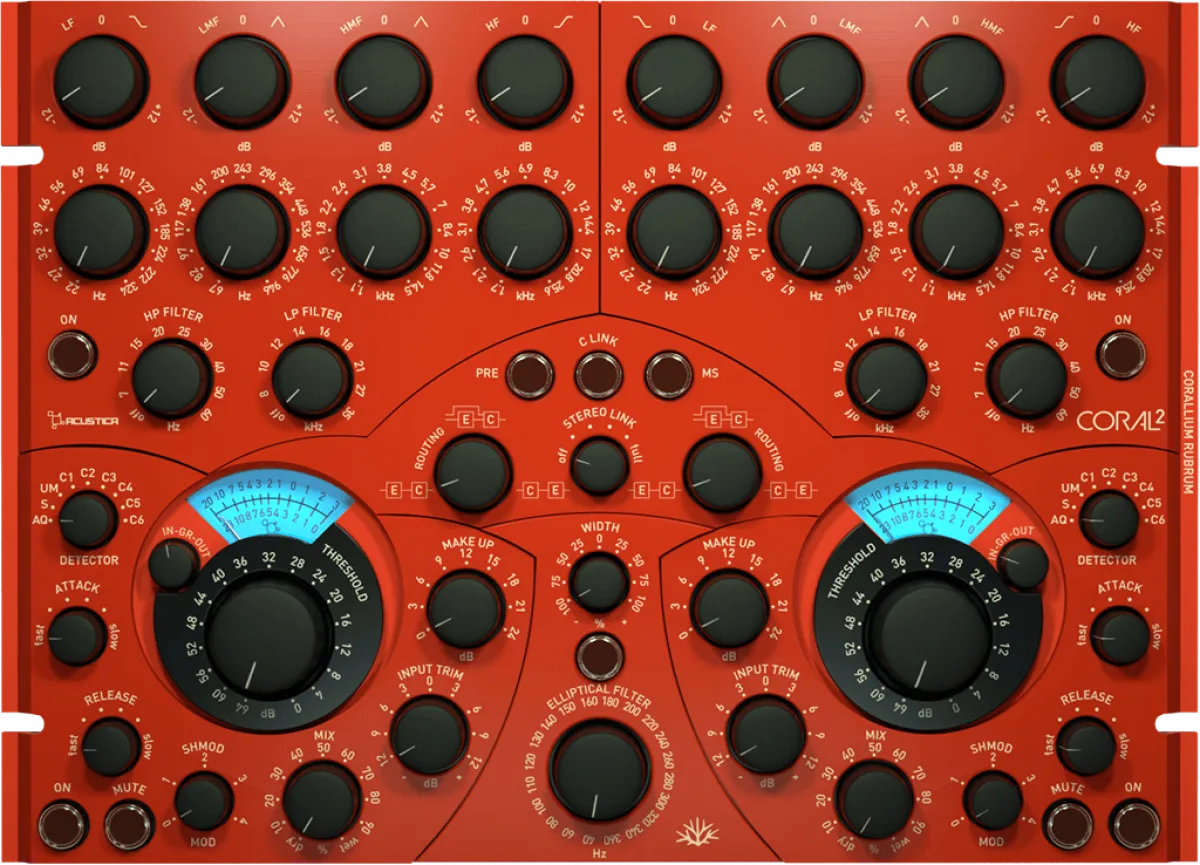 Acustica Audio Coral 2mixの質感を崩さず動かす