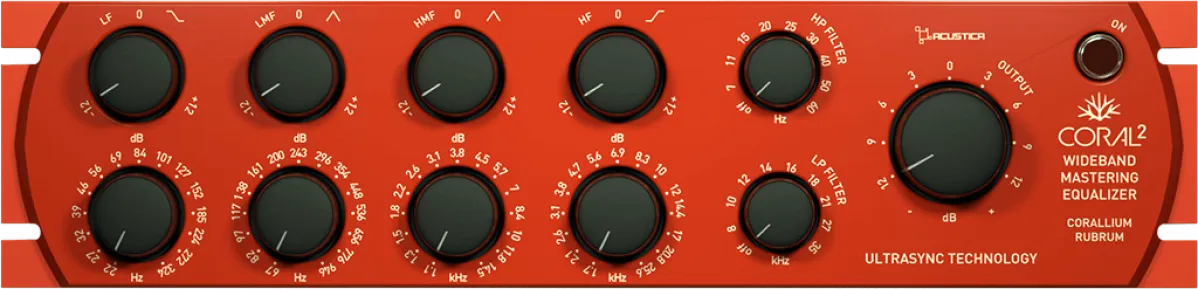 Acustica Audio Coral Acusticaらしい密度を確認する