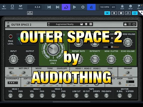 Outer Space  by AudioThing - Vintage テープ Echo & リバーブ - Tutorial & Demo for the iPad