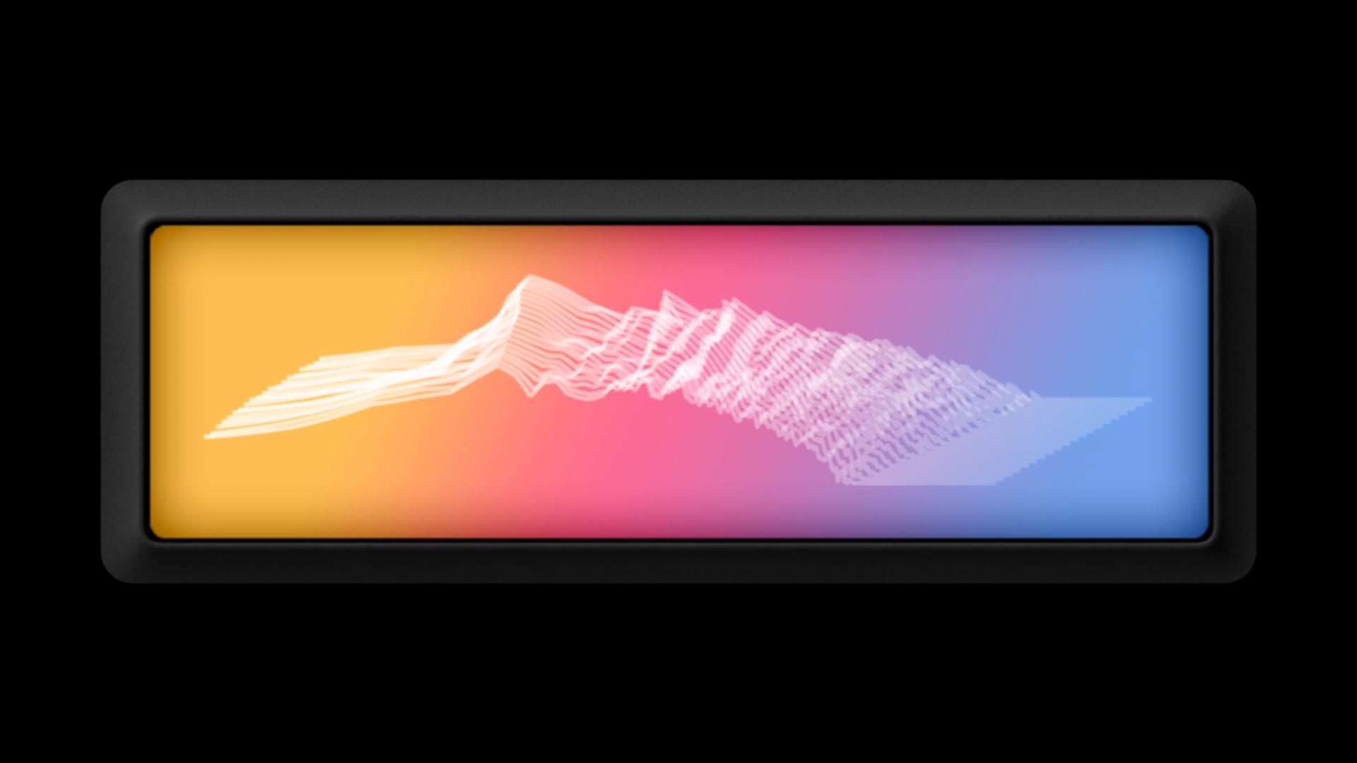 Baby Audio Crystalline 暗い画面で尾音の動きを見る