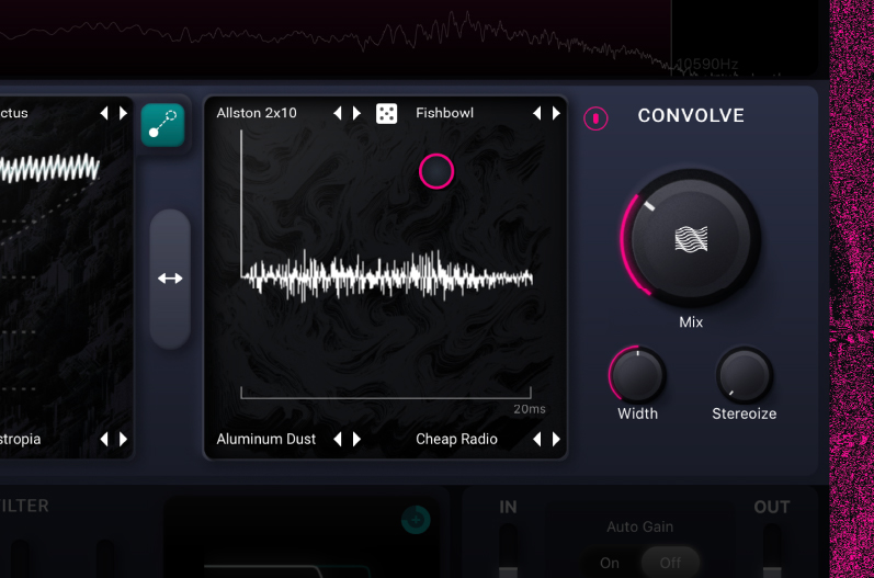iZotope Trash ConvolveでIRや空間の質感を足せる