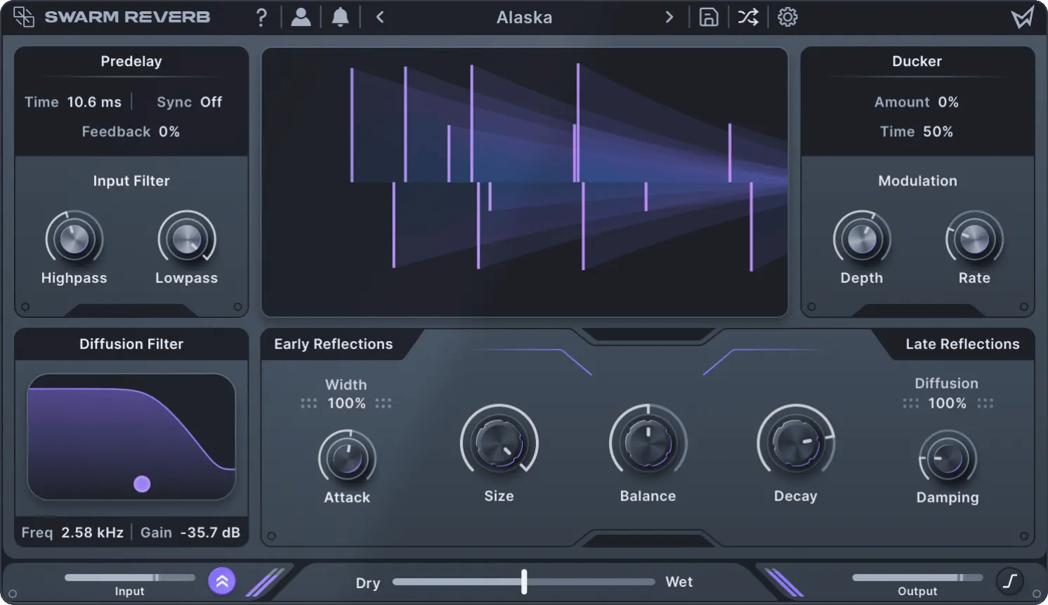 Minimal Audio Swarm Reverb