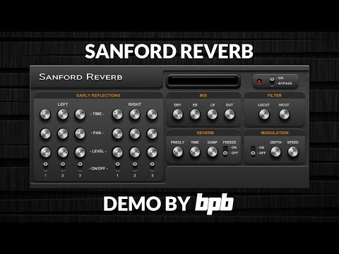 Sanford リバーブ VST Plugin DEMO
