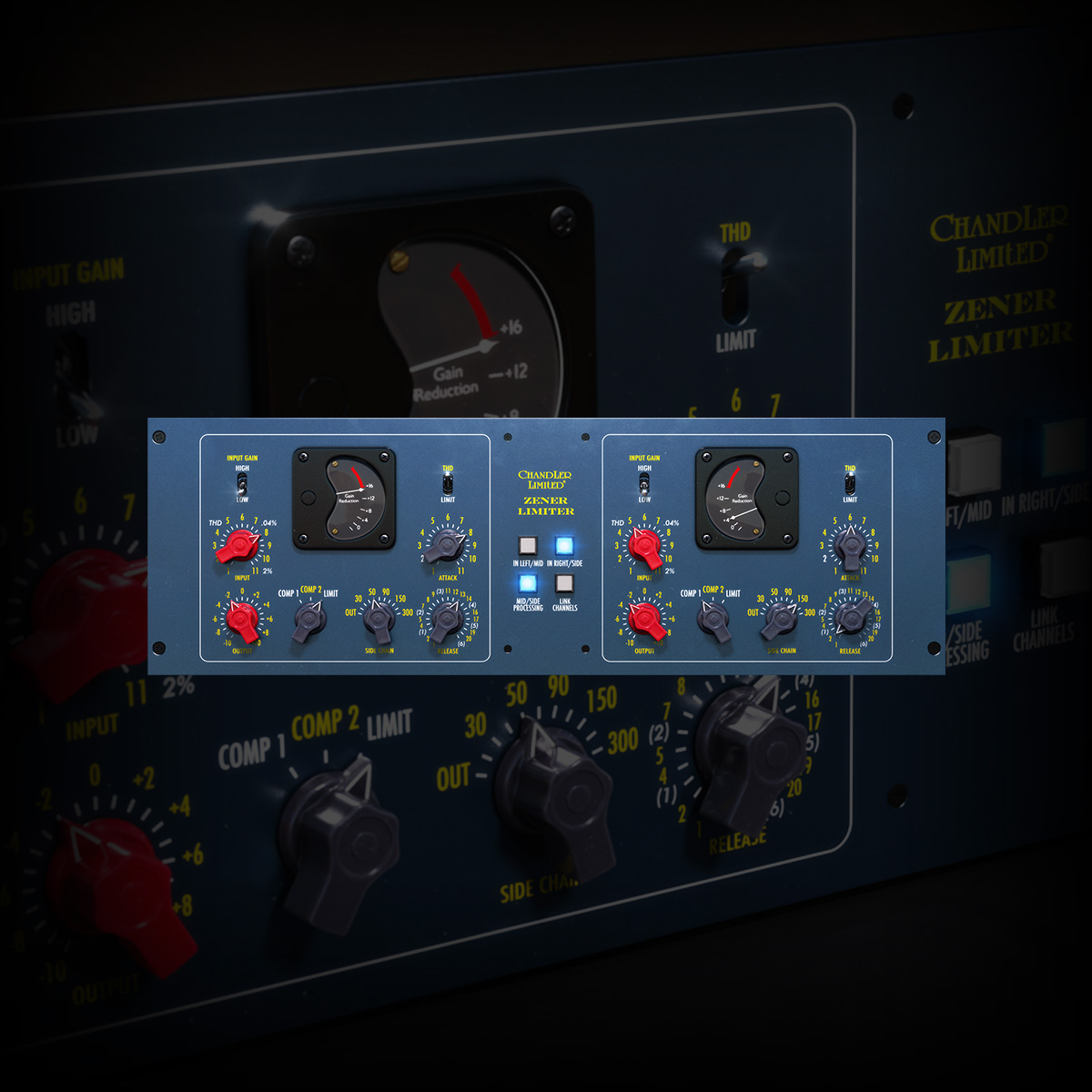 Softube Chandler Limited Zener Limiter THDで倍音の量を扱う