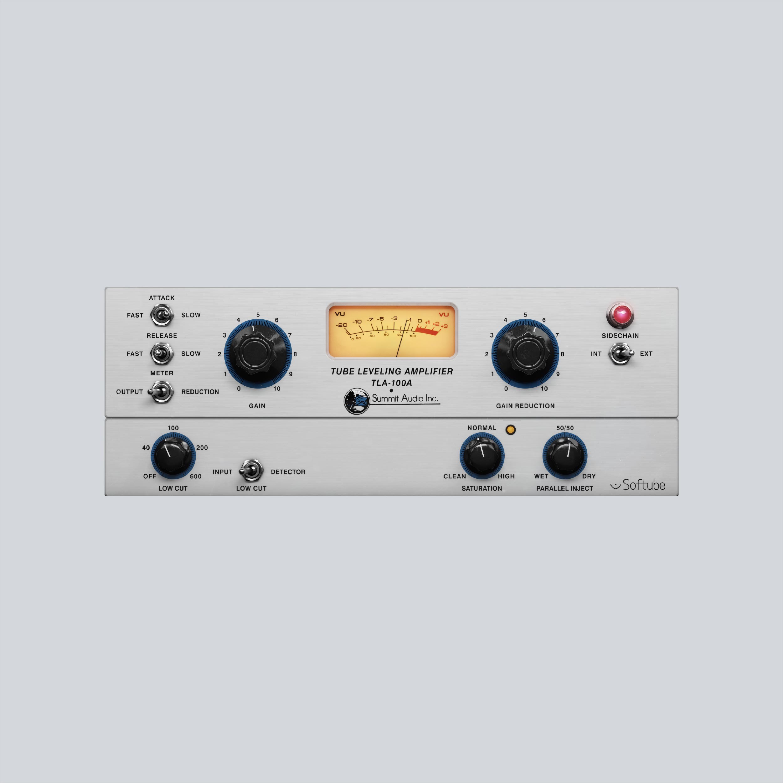 Softube Summit Audio TLA-100A サチュレーションで距離を調整する