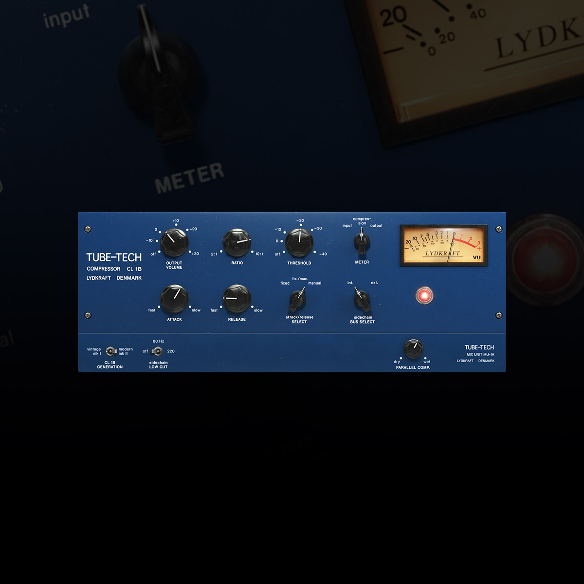 Softube Tube-Tech CL 1B Mk II 声の位置を前に固定する