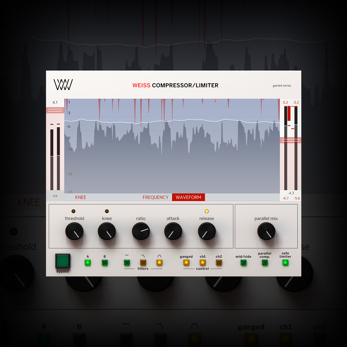 Softube Weiss Compressor/Limiter 低域反応を管理する