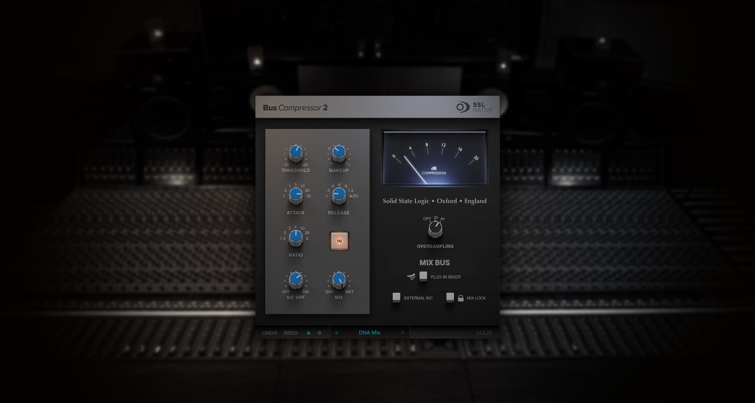 SSL Native Bus Compressor 2 低域で揺れすぎないようにする