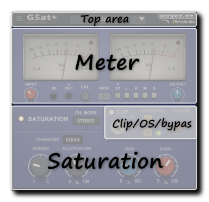 TBProAudio GSatPlus 3つの質感を素材で切り替える