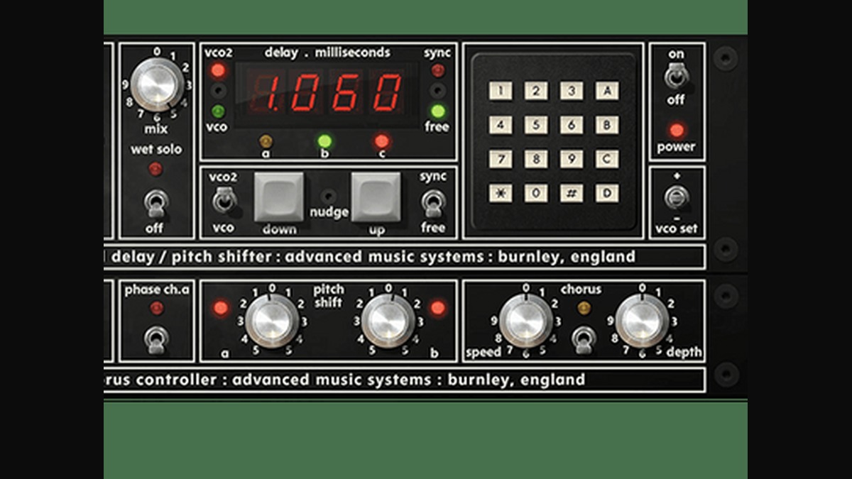 UAD AMS DMX Digital Delay & Pitch Shifter プラグイン専用機能で新しい音作りへ