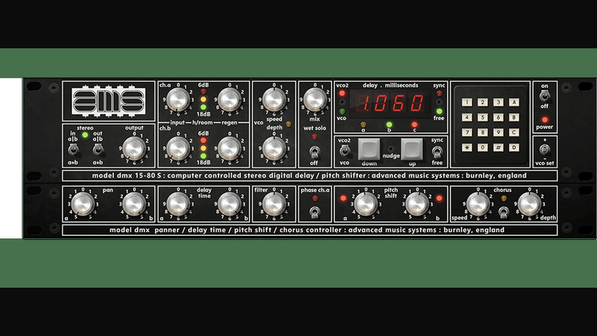 UAD AMS DMX Digital Delay & Pitch Shifter 時代を作ったスタジオプロセッサーを再現
