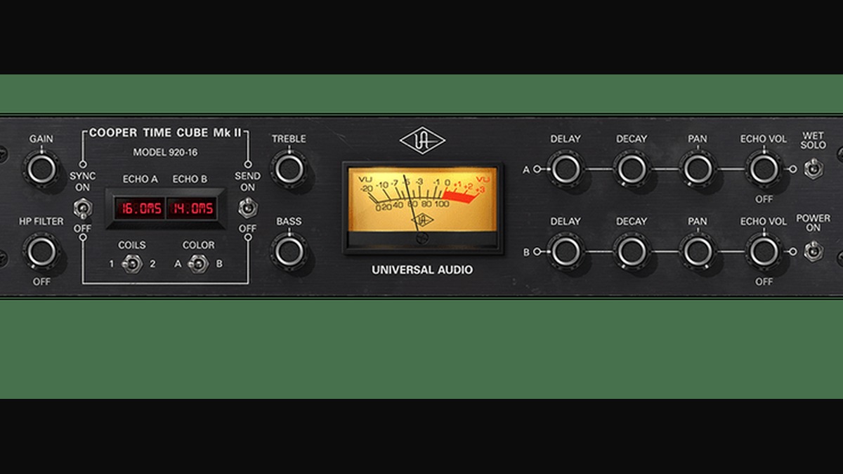 UAD Cooper Time Cube MkII A/Bディレイでリズムと広がりを作る