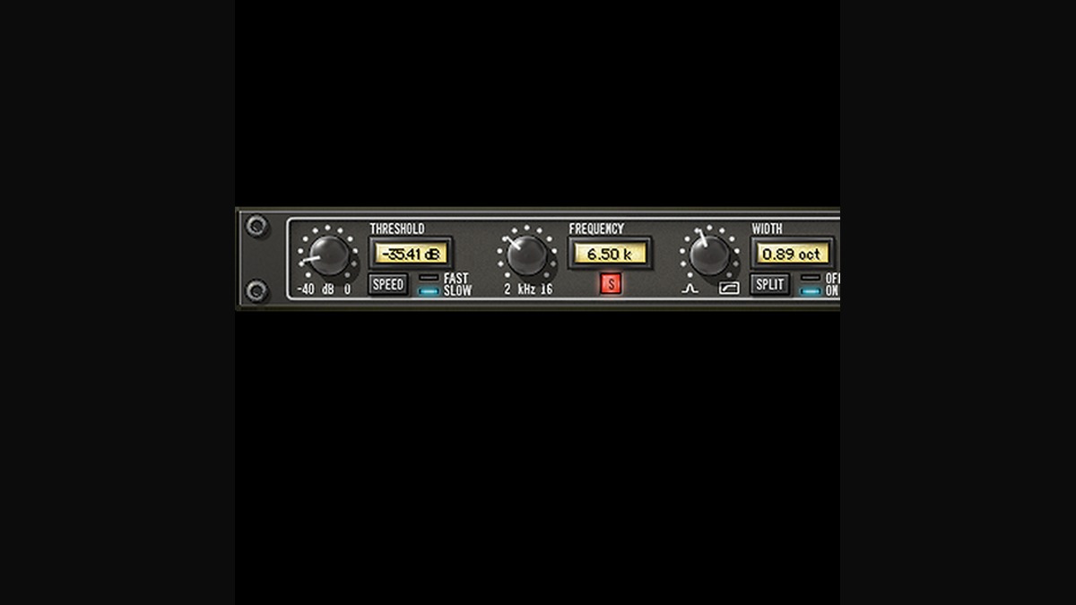 UAD Precision De-Esser Soloで歯擦音の帯域を確認