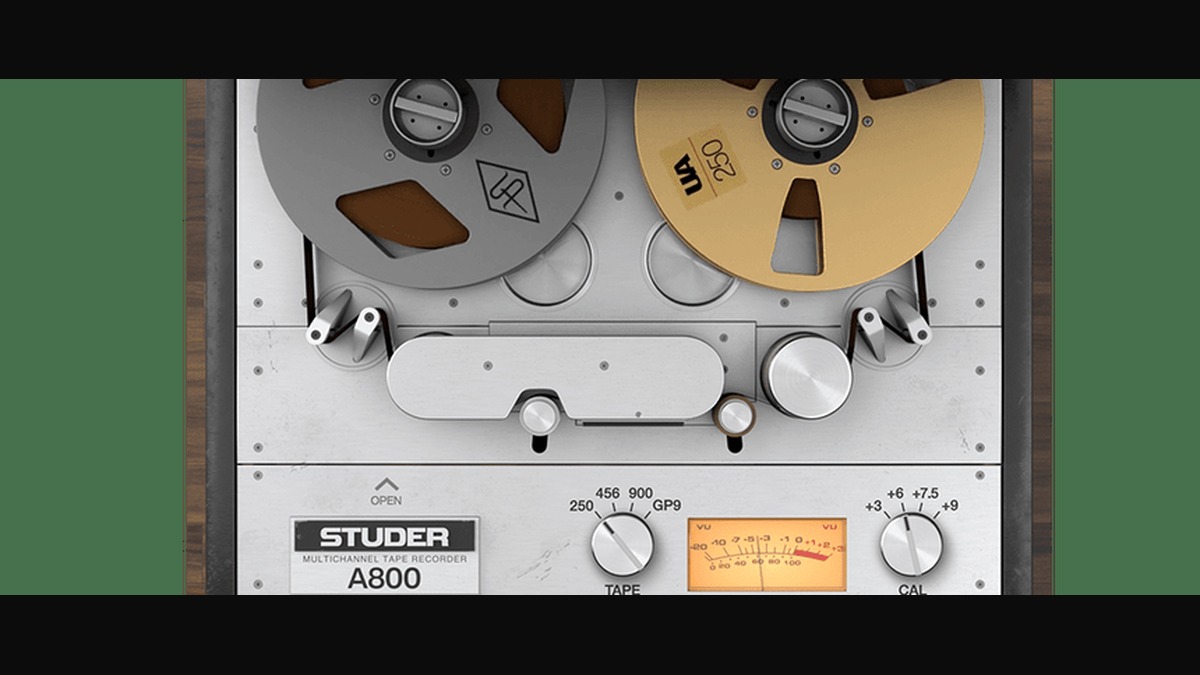 UAD Studer A800 Tape Recorder マルチトラックテープの厚みを各トラックへ