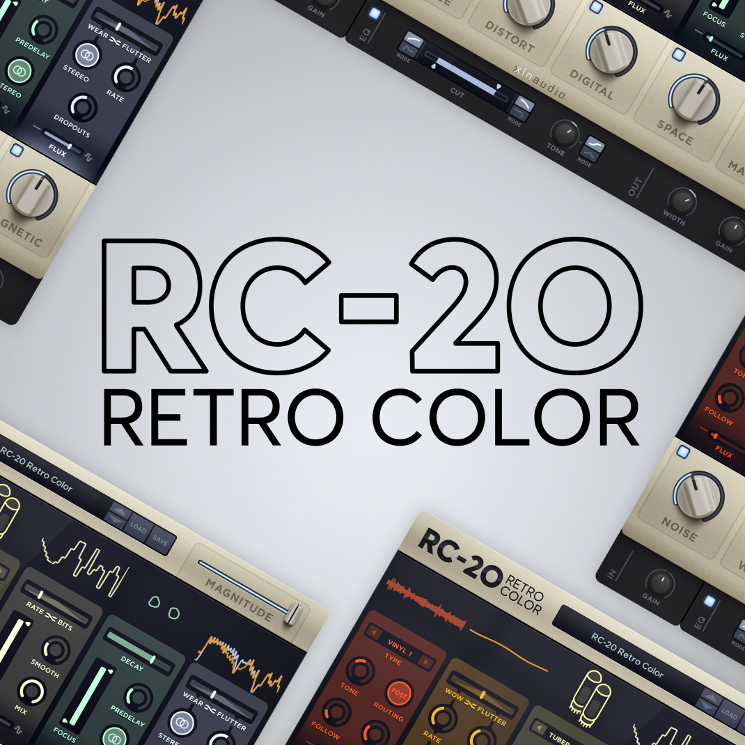 XLN Audio RC-20 Retro Color 全体量つまみによる調整とローファイから薄い色付けまでを確認する